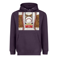 Plum baseball mom with leopard tumbler tbs Heavyweight Hoodie - TumblerDesignByShophia