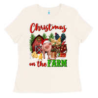 Christmas On The Farm Ladies Tee | Teevron