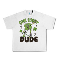 Lunar Rock one lucky dude Urban Heavy Tee - MaliasSmallBusiness
