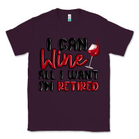 Plum i can wine all i want lm retired Classic Tee - MaliasSmallBusiness