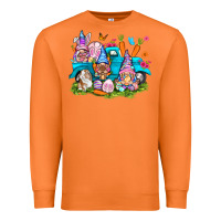Carrot Easter gnomies with truck Easter Day Premium Sweatshirt - HowdyJamesFarm