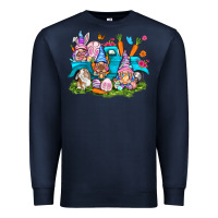 Navy Easter gnomies with truck Easter Day Premium Sweatshirt - HowdyJamesFarm