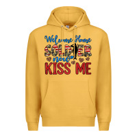Mustard welcome home soldier now kiss me Premium Hoodie - JahusDesignShop