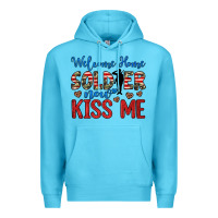 Ocean Blue welcome home soldier now kiss me Premium Hoodie - JahusDesignShop