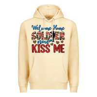 Pina Colada welcome home soldier now kiss me Premium Hoodie - JahusDesignShop