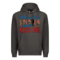 Smoke welcome home soldier now kiss me Premium Hoodie - JahusDesignShop