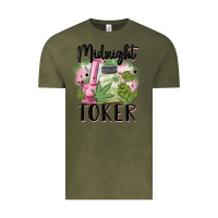 Vintage Olive midnight toker Vintage Tee - MaliasSmallBusiness