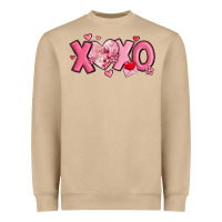 Mushroom xoxo disco heart valentine's day Heavyweight Sweatshirt - MaliasSmallBusiness