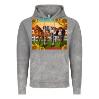 Cloud Rock Western Ranch Horses Vintage Hoodie - LillyAllenDesigns