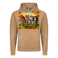 Vintage Camel Western Ranch Horses Vintage Hoodie - LillyAllenDesigns