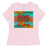 Bubblegum Pink sassy little soul Ladies Tee - HRA Design Shop