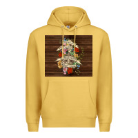 Antique Gold kinda emotional with skeleton Premium Hoodie - TumblerDesignByShophia