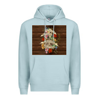 Blue Mist kinda emotional with skeleton Premium Hoodie - TumblerDesignByShophia