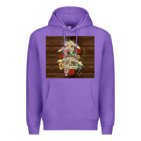 Purple kinda emotional with skeleton Premium Hoodie - TumblerDesignByShophia