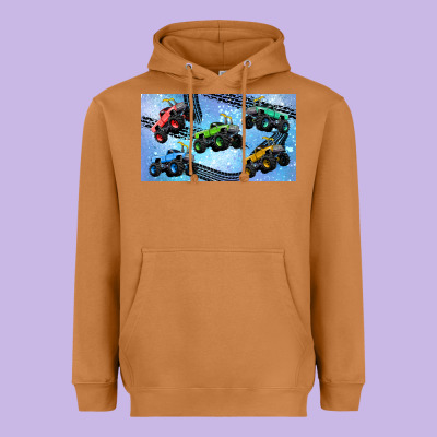 Children Trucks Heavyweight Hoodie Designed By Tumblerdesignbyshophia
