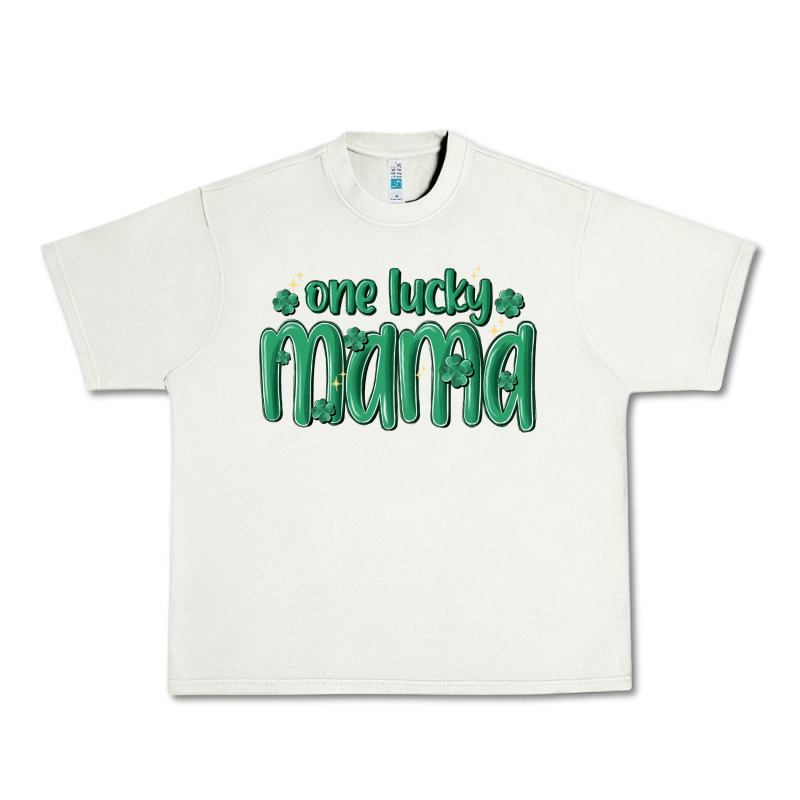 One Lucky Mama Urban Heavy Tee by MaliasSmallBusiness | Teevron