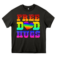 Asphalt lgbtq free dad hugs Heavy Core Tee - HRA Design Shop