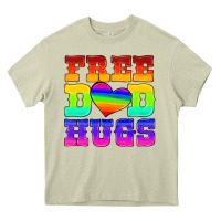 Mossy lgbtq free dad hugs Heavy Core Tee - HRA Design Shop