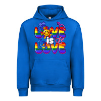 Cobalt Love is love Urban Hoodie - FaDigitalArtStudio