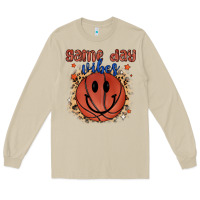 Mushroom game day vibes Long Sleeve Tee - MaliasSmallBusiness