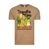 Vintage Coffee tequila lime sunshine Vintage Tee - MaliasSmallBusiness