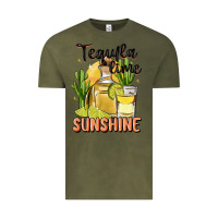 Vintage Olive tequila lime sunshine Vintage Tee - MaliasSmallBusiness