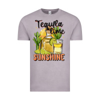 Vintage Zinc tequila lime sunshine Vintage Tee - MaliasSmallBusiness