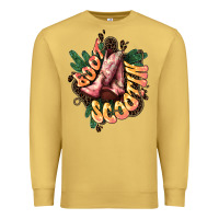 Antique Gold Boots scootin Premium Sweatshirt - HowdyJamesFarm