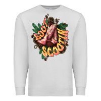 Dove Grey Boots scootin Premium Sweatshirt - HowdyJamesFarm