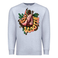 Heather Grey Boots scootin Premium Sweatshirt - HowdyJamesFarm