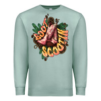 Seafoam Boots scootin Premium Sweatshirt - HowdyJamesFarm