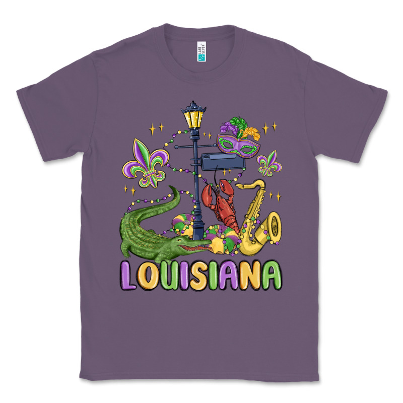 Louisiana Mardi Gras Classic Tee by MaliasSmallBusiness | Teevron