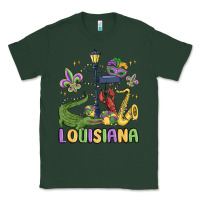 Sports Green louisiana mardi gras Classic Tee - MaliasSmallBusiness