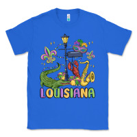 True Royal louisiana mardi gras Classic Tee - MaliasSmallBusiness