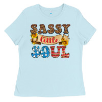 Baby Blue sassy little soul Ladies Tee - HRA Design Shop