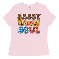 Bubblegum Pink sassy little soul Ladies Tee - HRA Design Shop