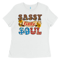 White sassy little soul Ladies Tee - HRA Design Shop
