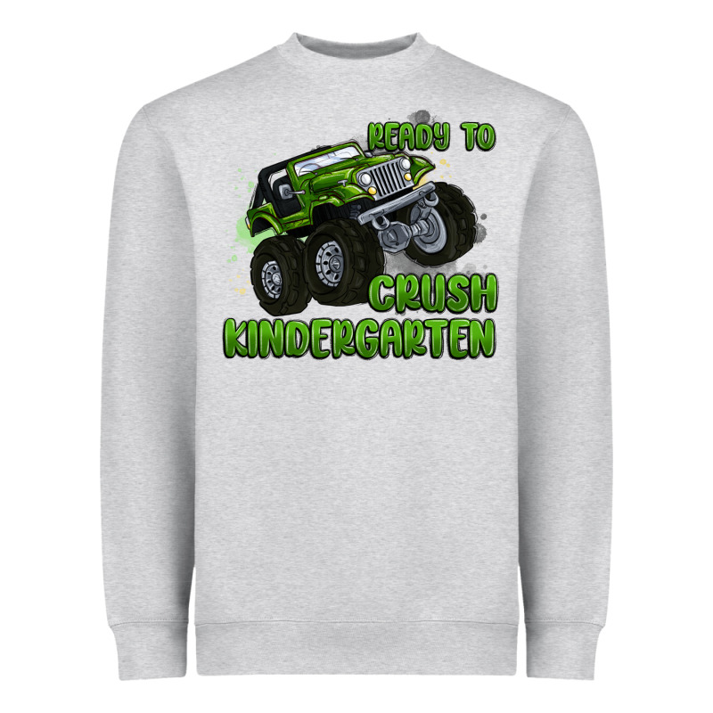 Ready To Crush Kindergarten Heavyweight Sweatshirt by MaliasSmallBusiness | Teevron