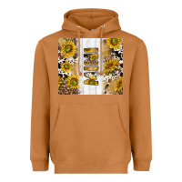 Meerkat western mother's day mini with cowhide and sunflowers tumbler tbs Heavyweight Hoodie - TumblerDesignByShophia