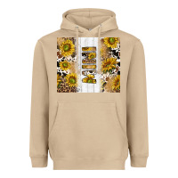 Mushroom western mother's day mini with cowhide and sunflowers tumbler tbs Heavyweight Hoodie - TumblerDesignByShophia