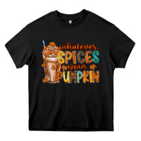 Black whatever spices your pumpkin Heavy Core Tee - RacoonDesign