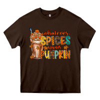 Chocolate Brown whatever spices your pumpkin Heavy Core Tee - RacoonDesign