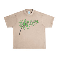 French Oak four leaf clover Urban Heavy Tee - MaliasSmallBusiness