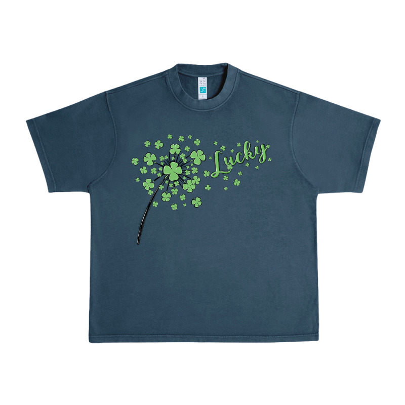Four Leaf Clover Urban Heavy Tee by MaliasSmallBusiness | Teevron