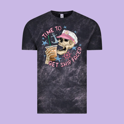 Time To Get Ship Faced Vintage Tee Designed By Maliassmallbusiness