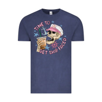 Vintage Denim time to get ship faced Vintage Tee - MaliasSmallBusiness