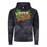 Cloud Black Beer and sunshine Vintage Hoodie - NancyCooperArtShop