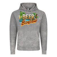 Cloud Rock Beer and sunshine Vintage Hoodie - NancyCooperArtShop