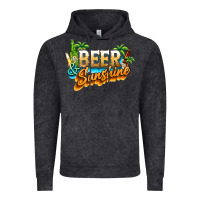 Vintage Black Beer and sunshine Vintage Hoodie - NancyCooperArtShop