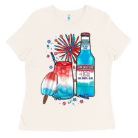 Bone th of july drinks, american ice Ladies Tee - JahusDesignShop